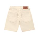 Bermuda Menino Comfort Bolso Funcional Em Sarja Com Elastano - Carinhoso
