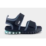 Sandália Infantil de Luz Bibi Summer Roller Light Azul