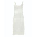 Vestido Canelado de Lista 