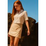 Shorts Saia Marialicia Bege