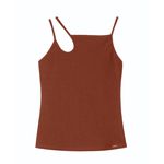 Blusa Regata Marialicia Marrom