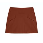 Shorts Saia Marialicia Marrom