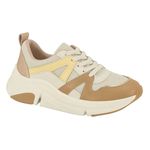 Tênis Feminina Modare 7401.102 - Branco Branco/verde