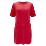 Vestido De Mangas Curtas Em Malha