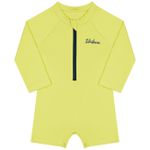 Macaquinho Praia Infantil Proteção UV amarelo Neon