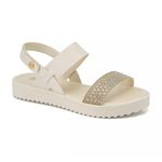 Papete Infantil Klin Lola Strass - OFF WHITE PEROLIZADO/OFF WHITE