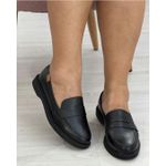 Mocassim Moleca Loafer 5666.105 Feminino - Preto