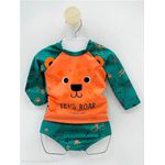 Conjunto Menino Camiseta UV e Sunga Tigre Kamylus