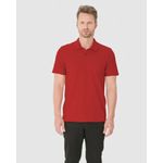 Camisa Polo Básica Masculina Gola Retilínea Em Piquet Stretch