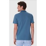 Camisa Polo Básica Masculina Gola Retilínea Em Piquet Stretch