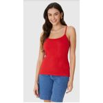 Regata Básica Feminina Alça Fina Em Algodão