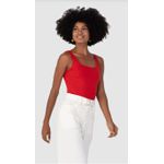 Regata Básica Feminina Alça Média Em Algodão