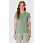 Blusa Básica Feminina Baby Look Em Algodão