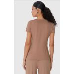 Blusa Básica Feminina Baby Look Em Algodão