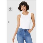 Regata Básica Feminina Decote U Em Ribana