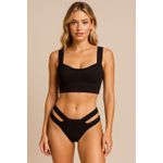 Biquíni preto moderno 