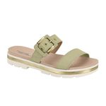Chinelo Modare Ultra Conforto Feminino Com Fivela 7132.154 Verde