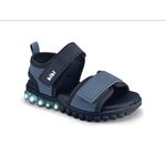 Sandália Infantil de Luz Bibi Summer Roller Light Azul