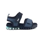 Sandália Infantil de Luz Bibi Summer Roller Light Azul