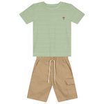 Conjunto Menino Mundi linho