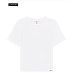 Blusa Básica Lunender Cropped Branco