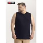 Regata Básica Plus Size Em MeiaMalha Penteada De Algodão