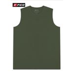 Regata Básica Plus Size Em MeiaMalha Penteada De Algodão