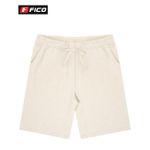 Bermuda Moletom Fico Bege 