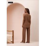 CONJUNTO LUNENDER CALÇA E REGATA C5010 - Marrom