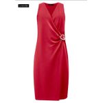 VESTIDO MIDI CHÁ LUNENDER C5077 - Vermelho