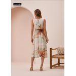 VESTIDO MIDI CHÁ LUNENDER 