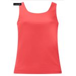 REGATA BÁSICA EM MALHAVISCOSE COM DECOTE REDONDO