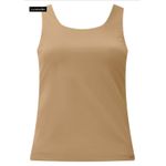 REGATA BÁSICA EM MALHAVISCOSE COM DECOTE REDONDO