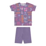 Infantil- Conjunto MeninaTropical Geométrico