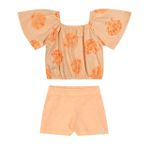 Conjunto Gliter Conchas Elian