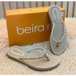 Chinelo feminino beira rio dedo rastiera brilho strass