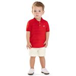 Conjunto Infantil Polo Vermelha Colorittá