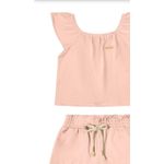 Conjunto Infantil Menina Leve Textura Colorittá Rosa