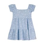 Vestido Infantil Menina Estampa Laços Colorittá Azul