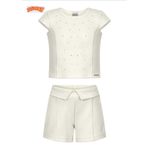 CONJUNTO MALHA SOFT TECH BRANCO OFF-WHITE 