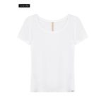 BLUSA MALHA VISCOSE C/ ELASTAN BRANCO
