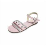 Sandália Molekinha Infantil Rasteira Casual Strass 