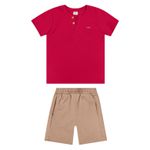 Conjunto menino Vermelho Coloritta 74237