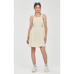 Vestido Juvenil Menina MalhaLinho Beats Bege