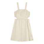 Vestido Juvenil Menina MalhaLinho Beats Bege