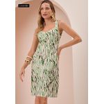 Vestido Lunender Crepe Miragem