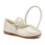 Sapatilha Infantil Klin Princesa Mini Laço - OFF WHITE PEROLIZADO