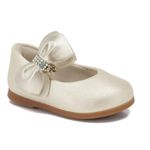Sapatilha Klin Princesa Baby Super Clássica - OFF-WHITE METALIZADO