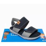 SANDALIA MOLEKINHO TIRAS ADERENTES REF 2400.155 Azul