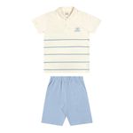 Conjunto Polo Menino Summer Elian Azul